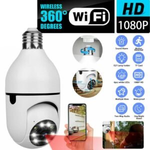 IR E27 Light Bulb Camera 1080P HD Wireless Wifi Smart Home Security Camera